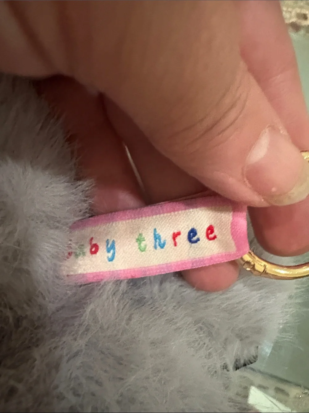 Baby Three Flower Fairy Plush Pendant